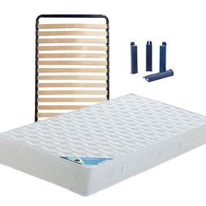 MALDIVES - Pack Matelas + Lattes 80x190 + Pieds