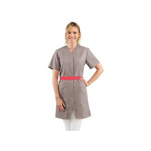 Blouse professionnelle de travail blanche à manches courtes femme - promo entretien auxiliaire de vie menage aide a domicile