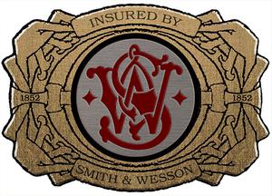 Sticker Insured by Smith and Wesson