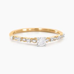 Bague Les Inseparables Or Jaune Diamant