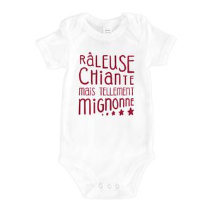 Body - Râleuse, Chiante, Mais Tellement Mignonne - Blanc - Taille 12/18 mois