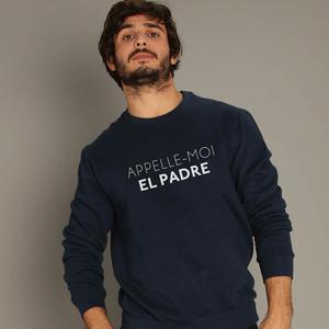 Sweat Homme - Appelle-moi El Padre - Navy - Taille L