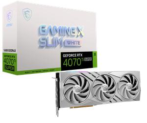 MSI GeForce RTX 4070 Ti Super 16G Gaming X Slim White