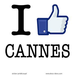 Sticker I LIKE CANNES