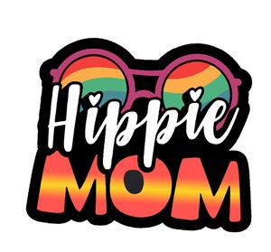 Sticker, HIPPIE MOM