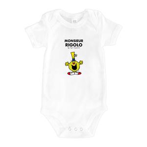 Body Monsieur Rigolo - Blanc - Taille 6/12 mois