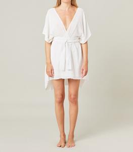 Maison Saint Julien - Femme - S - Robe courte Empire Blanche - Blanc