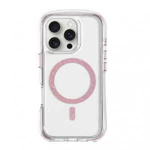 Laut - Coque Renforcée Aero Sparkle - Couleur : Rose - Modèle : iPhone 16 Pro Max