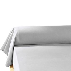 HEDDA - Taie de Traversin 85x185cm Flanelle de Coton Coloris Brume