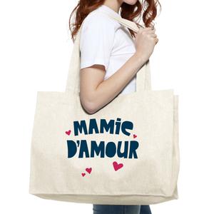 Grand Cabas Mamie D'amour - Naturel - Taille TU