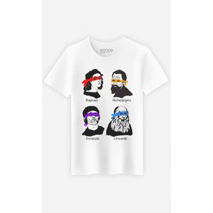 T-shirt Homme - The Ninjas - Blanc - Taille XXL