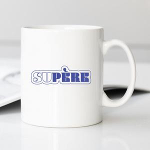 Mug Supere - Blanc - Taille TU