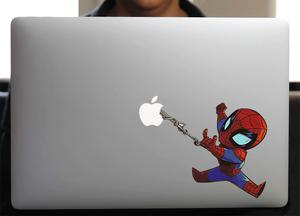 Sticker pour Macbook ou PC, LITTLE SPIDERMAN H.15 cm