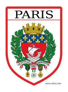 Sticker, Blason de PARIS