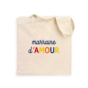 Totebag Marraine D'amour Colorée Waf - Naturel - Taille TU