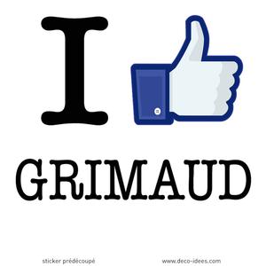 Sticker I LIKE GRIMAUD