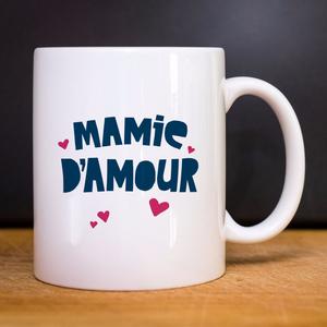 Mug Mamie D'amour - Blanc - Taille TU