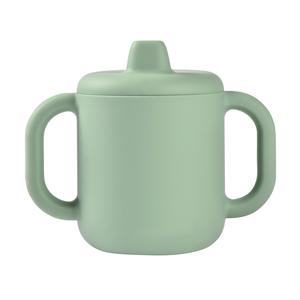 Silicone learning cup sage green