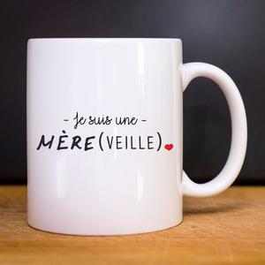 Mug Je Suis Une Mere Veille - Blanc - Taille TU