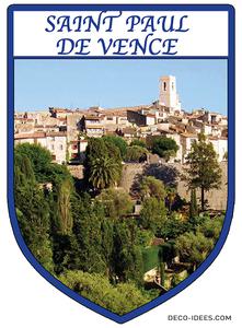 Sticker, Blason de SAINT PAUL DE VENCE