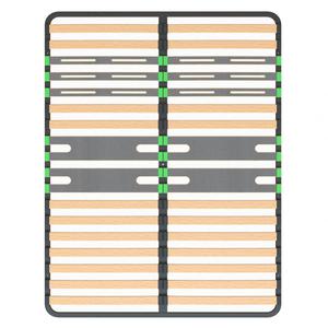 ALTOZONE - Sommier 2x16 Lattes 160x200cm