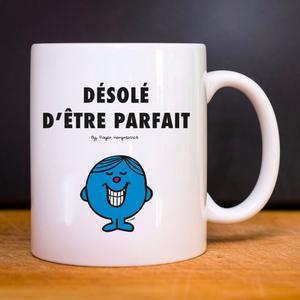 Mug Désolé D'être Parfait 2 - Blanc - Taille TU