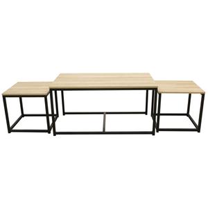 CYBELE - Lot de 3 Tables Basses Gigognes