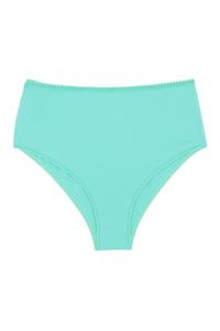 Culotte Taille Haute Coton BIO - Vert Menthe