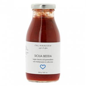 Sauce aux aubergines Sicilia Bedda