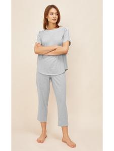 FERAUD - Pyjama manches courtes en coton gris