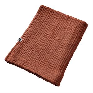 OUREA - Serviette de Bain 90x150cm Gaze de Coton Terracotta