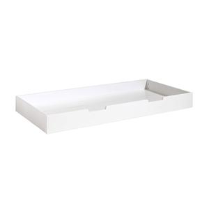 THOX - Tiroir pour Lit 90x200cm Blanc Sur Roulettes