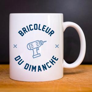 Mug Bricoleur Du Dimanche - Blanc - Taille TU