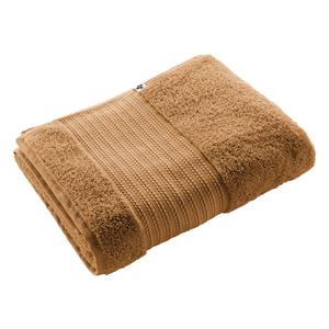 EMMA - Serviette de Douche 70x130cm en Coton Bio Coloris Camel