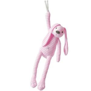 Happy Horse Lapin Reece Peluche Musicale Rose 34 cm - Doudou Lapin