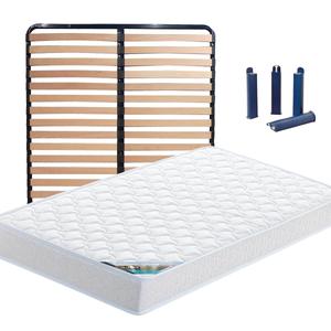 CHYPRE - Pack Matelas + Lattes 130x190 + Pieds