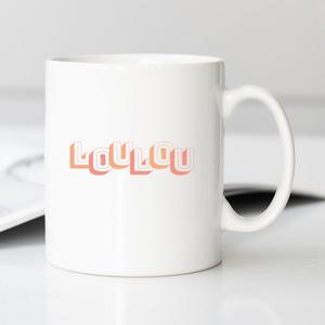 Mug Loulou Coeur - Blanc - Taille TU