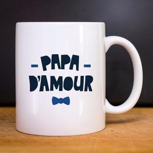 Mug Papa D'amour - Blanc - Taille TU