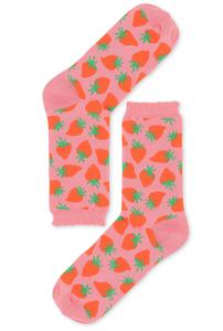 Chaussettes coton BIO - Strawberry