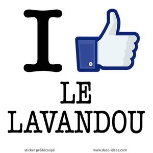 Sticker I LIKE LE LAVANDOU