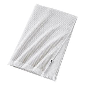 AMAL - Fouta Coton tissé + éponge 95 x 180 cm Coloris Nénuphar