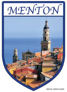 Sticker, Blason de MENTON