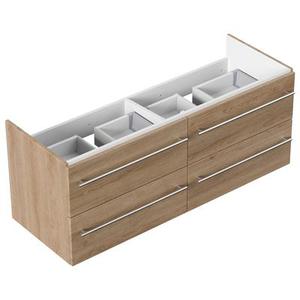 Meuble pour vasque Villeroy et Boch SUBWAY 2.0 130 cm B en décor en chêne