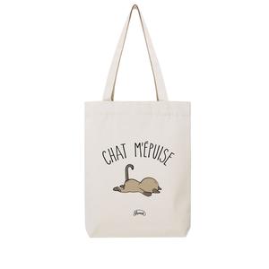 Totebag Chat M'epuise - Naturel - Taille TU