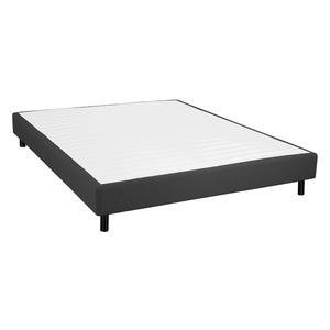 TAPIKIT - Sommier Tapissier Démontable 140x190cm 2x20 Lattes Anthracite