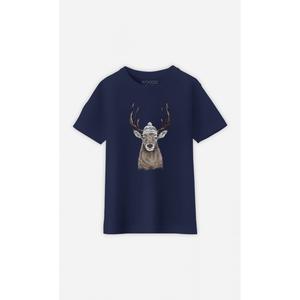 Tshirt Enfant Let S Go Outside - Navy - Taille 10 ans
