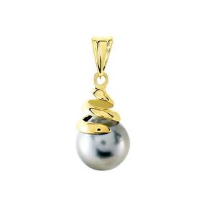 Pendentif Acme Or Jaune Perle De Culture De Tahiti