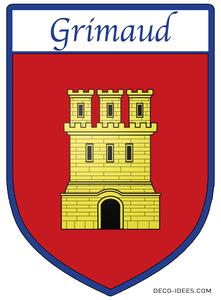 Sticker, Blason de GRIMAUD