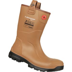 Bottes de sécurité DUNLOP PUROFORT RIG PRO S5 SR CI CR Brun