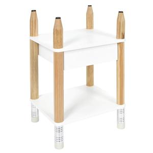 LAPIS - Chevet Blanc pour Enfant Base Crayons